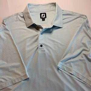 FOOTJOY Men'sGolf Polo Shirt Light Blue  Size 3XL
